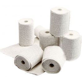 Plaster Gauze, L: 2,7 m, W: 5+7,5+10 cm, 80 roll/ 1 pack [HOB-78911]