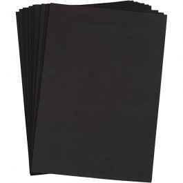 EVA foam, black, A4, 210x297 mm, thickness 2 mm, 10 sheet/ 1 pack [HOB-79034]