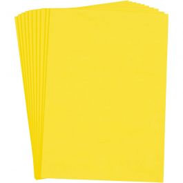 EVA foam, yellow, A4, 210x297 mm, thickness 2 mm, 10 sheet/ 1 pack [HOB-79043]