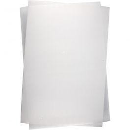 Shrink Plastic Sheets, Gloss transparent, 20x30 cm, thickness 0,3 mm, 100 sheet/ 1 pack [HOB-79087]