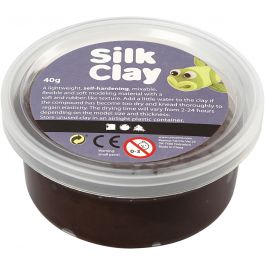 Silk Clay®, brown, 40 g/ 1 tub [HOB-79123]