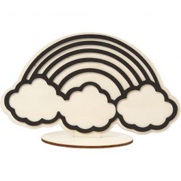Decoration Figure, rainbow, H: 10,5 cm, 1 pc [HOB-791955]