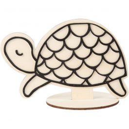 Decoration Figure, turtle, H: 10 cm, 1 pc [HOB-791958]