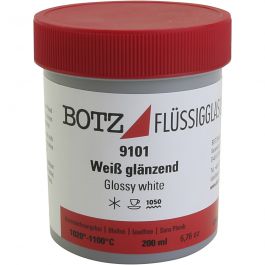 Glaze for clay, white, 200 ml/ 1 tub [HOB-675901]