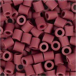 Nabbi Bio Beads, burgundy, size 5x5 mm, hole size 2,5 mm, medium, 1000 pc/ 1 pack [HOB-9067640]