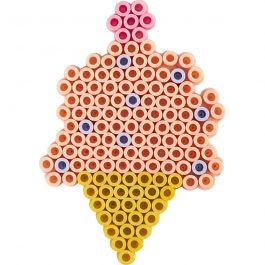 NABBI BioBeads pegboard, star, size 9,8x9,8 cm, 1 pc [HOB-906783]