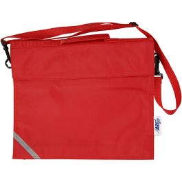 School Bag, red, D: 6 cm, size 36x31 cm, 1 pc [HOB-951741]