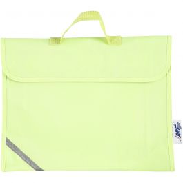 School Bag, fluorescent yellow, D: 9 cm, size 36x29 cm, 1 pc [HOB-951781]