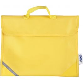 School Bag, yellow, D: 9 cm, size 36x29 cm, 1 pc [HOB-951831]