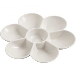 Palette, white, D 17,5 cm, 1 pc [HOB-95226]