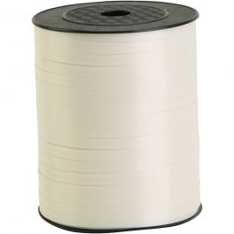 Curling Ribbon, white, 400 m/ 1 roll [HOB-557401]