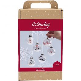 Ornaments with decoration, 1 pack [HOB-97053]