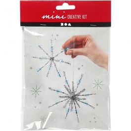 Mini Craft Kit, snowflakes, 1 pack [HOB-977352]