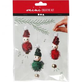 Mini Craft Kit, hanging Christmas elf decoration, 1 pack [HOB-977353]