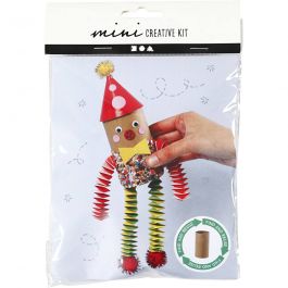 Mini Craft Kit, Toiletrol clown, 1 pack [HOB-977432]
