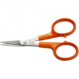 Classic Precision Scissors, L: 10 cm, kurvet spids, 1 pc [HOB-9808]