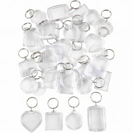 Key Rings, size 40-50 mm, 100 pc/ 1 pack [HOB-99479]