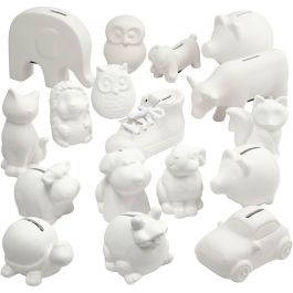 Money Boxes, white, 106 pc/ 1 box [HOB-99493]