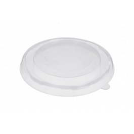 Lid salad Poke Bowl 900ml-1300ml Ø18,4cm transparent stackable (300 pcs) [TK-9987010]