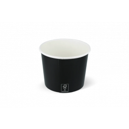 Ice cream cup Carton 300ml Ø9 cm 10oz Black FSC®Mix (1000 pcs) [TK-9987089]