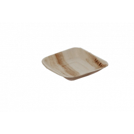 Plate Palm Leaf 17x17cm (100 pcs) [TK-9987149]