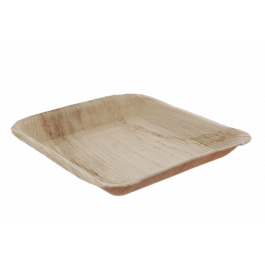 Plate Palm Leaf 24x2,5x24 cm (100 pcs) [TK-9987151]