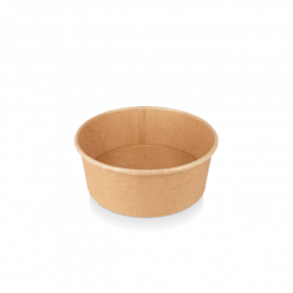 Salad & sauce cups 360ml Ø11,8x5,5 cm kraft (500 pcs) [TK-9987152-1-A]
