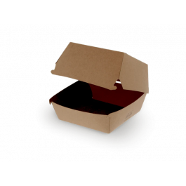 Hamburger Box kraft 12x10x12 cm FSC®Mix (600 pcs) [TK-9987219]