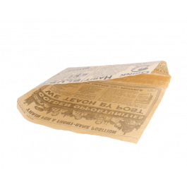 Hamburger bag 16x16.5cm newspaper greaseproof paper (5.000 pcs) [TK-9987263]