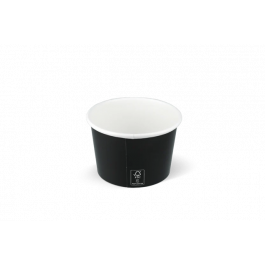 Ice cream cup Carton 240ml Ø9 cm 8oz FSC®Mix Black (1.000 pcs) [TK-9987423]