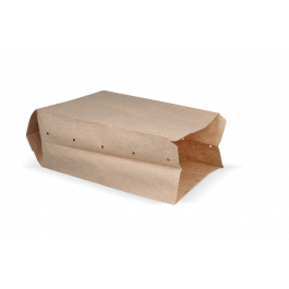 Snack Bags perforated Paper (2 pond) 16x10x31 cm kraft 50gr (1.000 pcs) [TK-9987488]