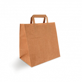 Carrier Bags Paper 26x17x27cm Brown (250 pcs) [TK-9987497]