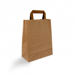 Carrier Bags Paper 22x10x28cm Brown (250 pcs) [TK-9987499]