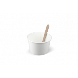 Ice cream cup Carton 120ml Ø7,8cm 4oz White (1.000 pcs) [TK-9987528]