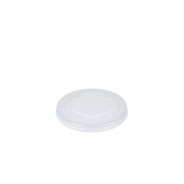Lid plastic Milkshake cup flat with cross Ø9 cm (1.000 pcs) [TK-9987536]