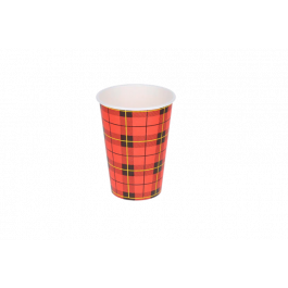 Coffee Cup 180cc 7.5oz Ø7 cm Tartan scotty (2.500 pcs) [TK-9987555]