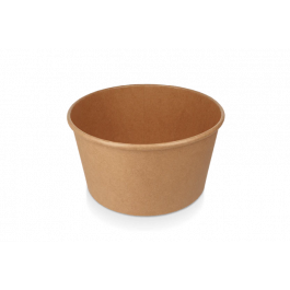 Salad Poke Bowl 1000ml 32oz Ø14,8x7,8 cm kraft (300 pcs) [TK-9987589]