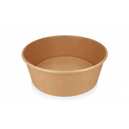 Salad Poke Bowl 1300ml 40oz Ø18,4x6,7cm kraft (300 pcs) [TK-9987591]