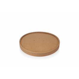 Lid salad Poke Bowl 500-750-1000ml Ø14,8cm kraft (300 pcs) [TK-9987594]