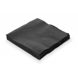 Napkin 2 ply Paper 1/4 Fold 40x40cm Black (1.500 pcs) [TK-9987612]