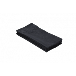Napkin 2 ply Paper 1/8 Fold 40x40cm Black (1.500 pcs) [TK-9987615]