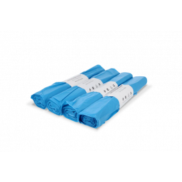 Garbage bags 120 liter 70x110cm 20 Rolls With 25 bags blue (licht) (500 bags) [TK-9987662]