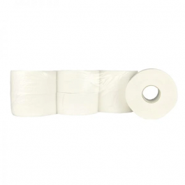 Toilet paper Mini Jumbo 180m 2 ply White T2 (12 pcs) [TK-9987671]