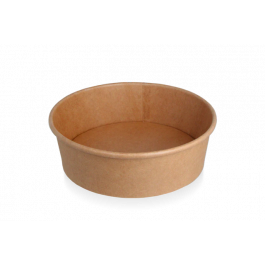Salad Poke Bowl 1100ml 38oz Ø18,4x6 cm kraft (300 pcs) [TK-9987769]