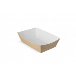 Fries trays A9 kraft/White (400 pcs) [TK-9987892]