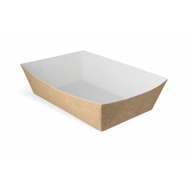 Fries trays A50 kraft/White (400 pcs) [TK-9987899]
