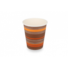 Coffee Cup Carton 300cc 10oz Ø9 cm striped (1.000 pcs) [TK-9987929]