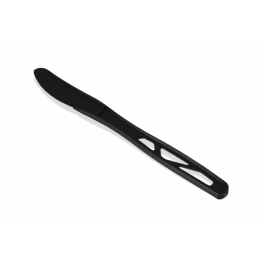 Reusable Black knife CPLA 18 cm (1.000 pcs) [TK-9988003]