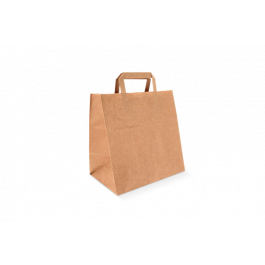 Carrier Bags Paper 26x17x27cm Brown (250 pcs) [TK-9988115]