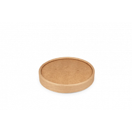 Lid kraft soup cup 450ml Ø9,8 cm (500 pcs) [TK-9988178]